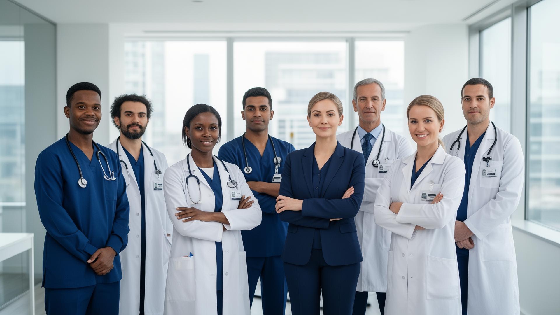 Healthcare providers team